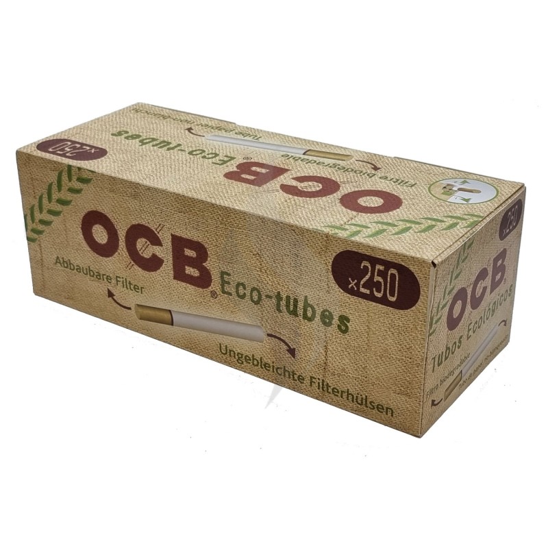 Cigarette filter tubes OCB 250 Eco Tubes