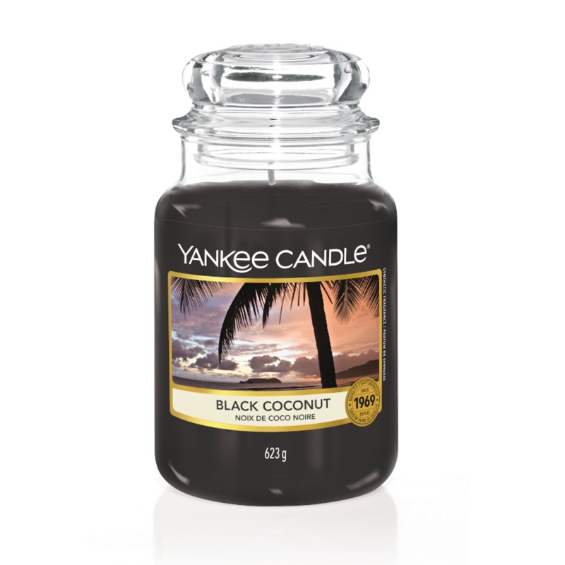 Yankee Candle Bougies YC Noix de Coco Noire