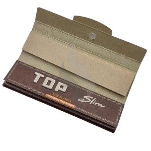 Papier à rouler King Size +Tips Top Brown Slim King Size + Tips