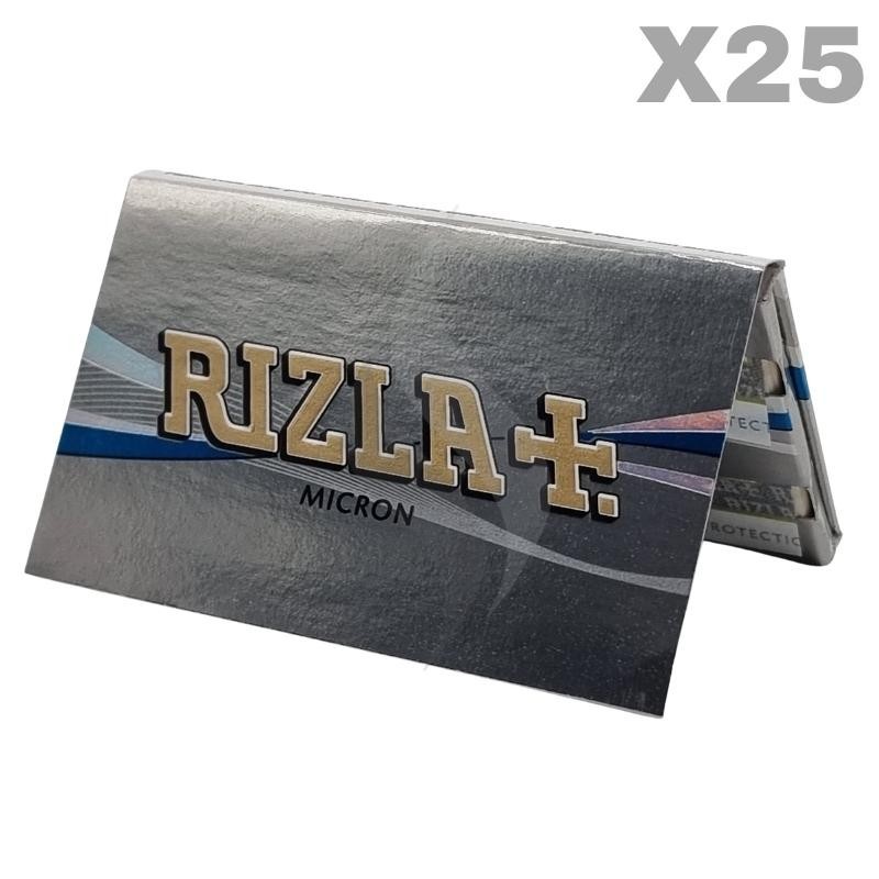 Papier à rouler Rizla + Micron x 25 - 17,90€