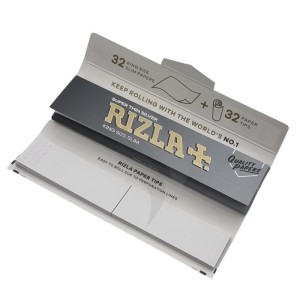 Papier à rouler King Size +Tips Rizla + Super Thin Silver King Size Tips