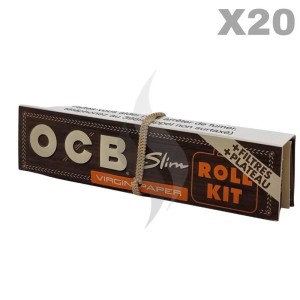 Papier à rouler King Size +Tips OCB Slim Roll kit