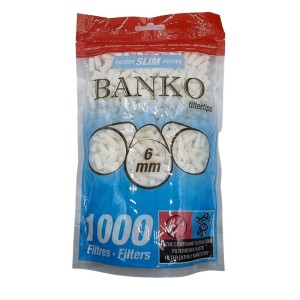 Filtres à cigarettes Banko Slim Filtres 6mm