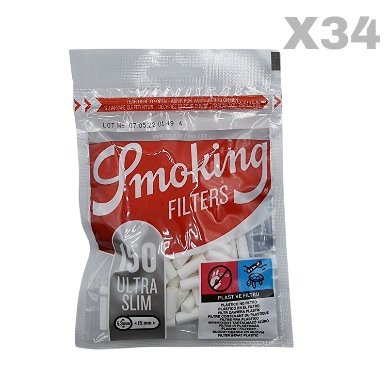 Filtres à cigarettes Smoking Ultra Slim Filtres 5.3mm