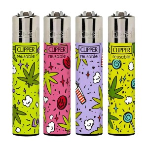 Lighters Clipper Hemp Pattern