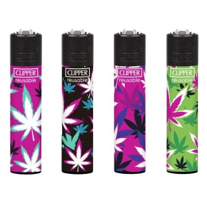 Lighters Clipper Pink Leaves 3