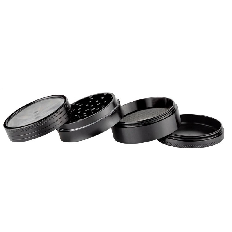 Grinder &amp; Balances Super Heroes Black Window Leaf Grinder
