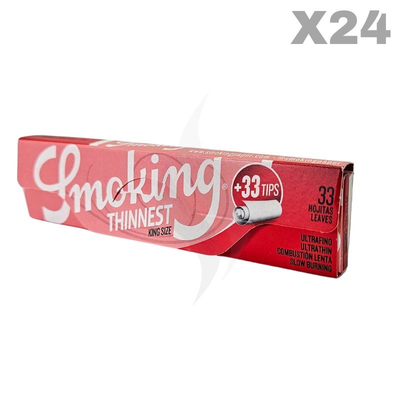 Papier à rouler King Size +Tips Smoking Thinnest King Size + Tips