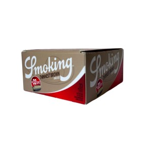 Rolling Papers King Size + Tips Smoking Thinnest Brown Double King Size Tips