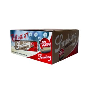 Rolling Papers King Size + Tips Smoking Thinnest Brown Double King Size Tips