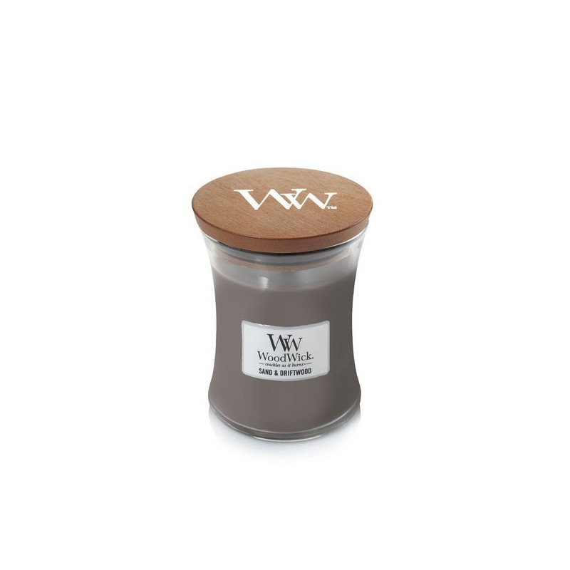 WoodWick Bougies WW Sable &amp; Bois Flotté