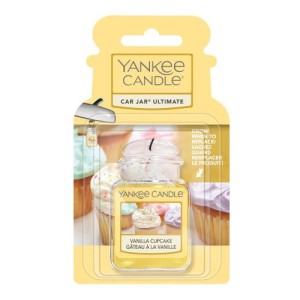 Yankee Candle Car Fragrances YC Car Jar Ultimate Vanilla Cupcake