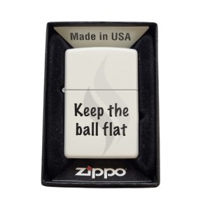 Aanstekers Zippo Flat Keep The Ball Flat